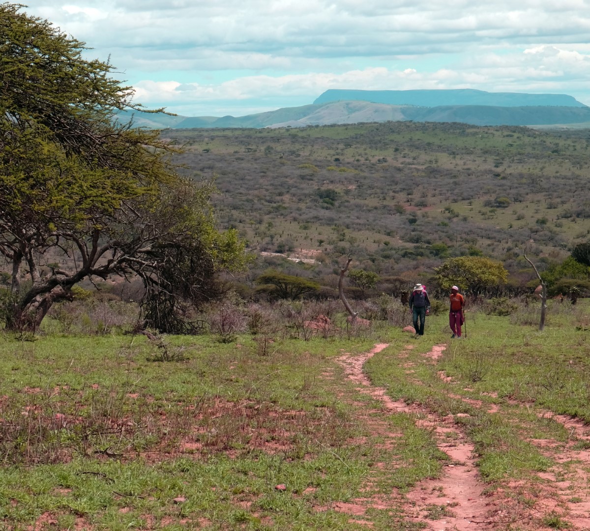 Thokozani Mhlambi and John Wright at uMgungundlovu